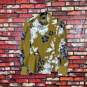 Medium Who What Wear Dress Blouse